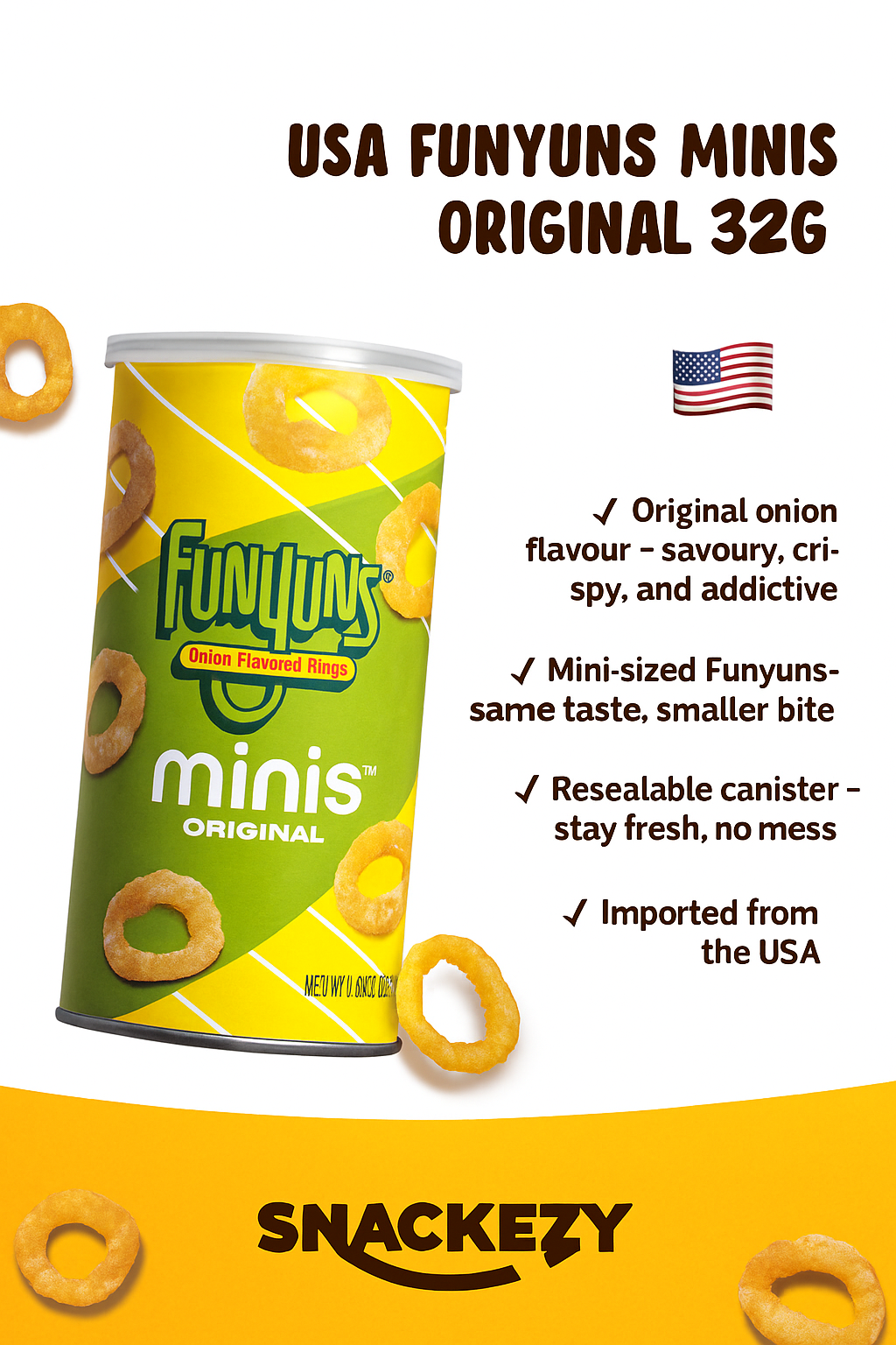 USA Funyuns Minis - Original 32gm