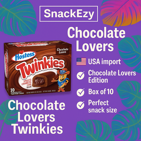 USA - Hostess Twinkies Chocolate Lovers- Box of 10