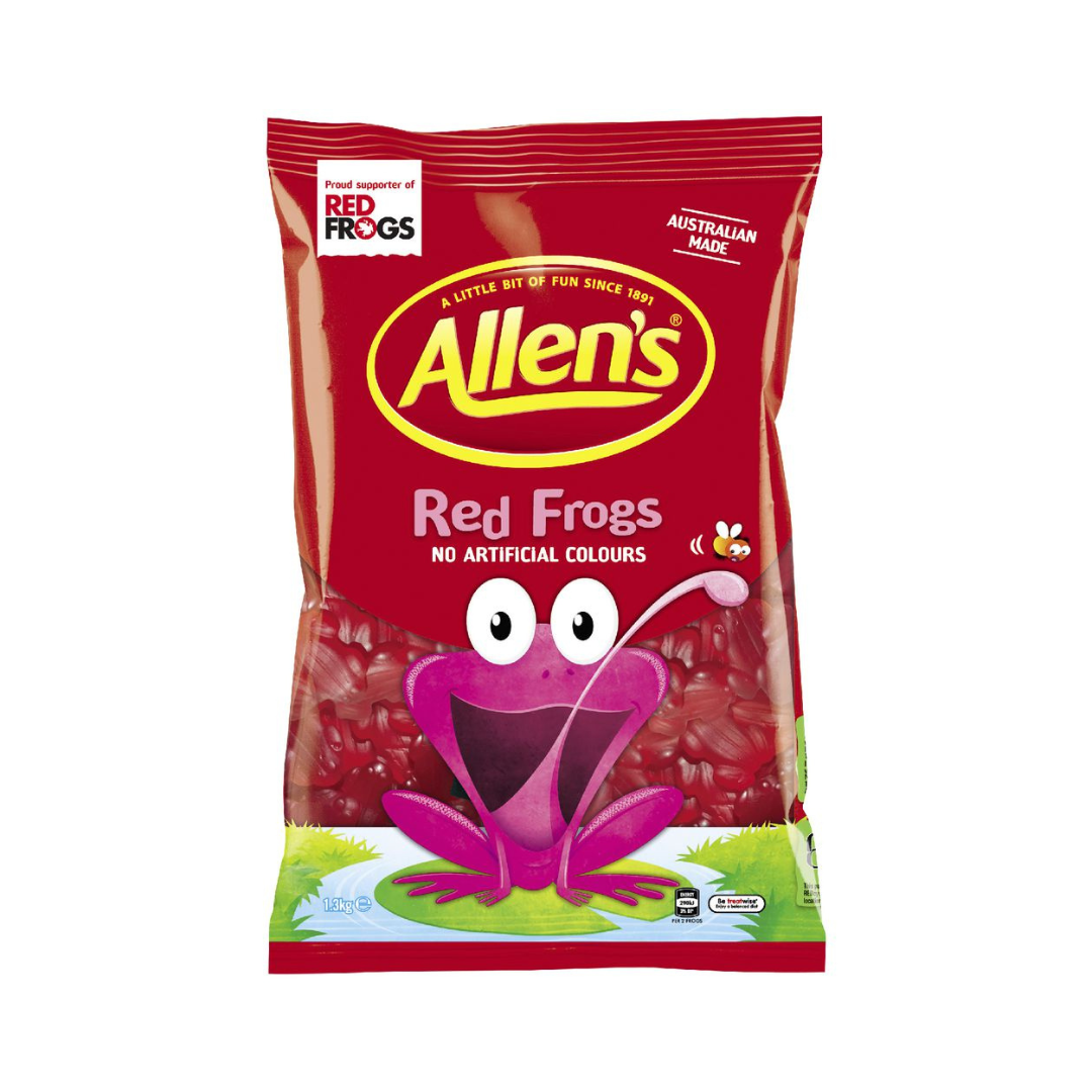 Allen's Red Frogs 1.3kg Bag