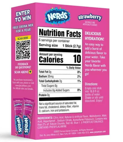 USA Nerds Drink Mix x6 - select flavour