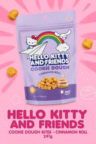 USA Hello Kitty and Friends Cookie Dough Bites -Strawberry 241gms