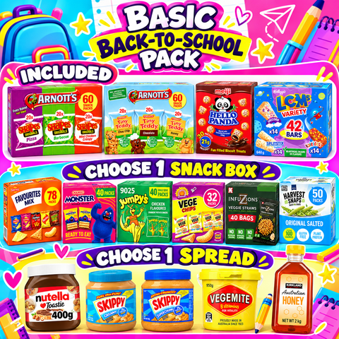 NEW! Back-to-School Pack – Basic | Up to 270 Snacks + Your Choices