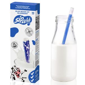 Sipahh Straws – Blue Beads of Blueberry (10 Pack)