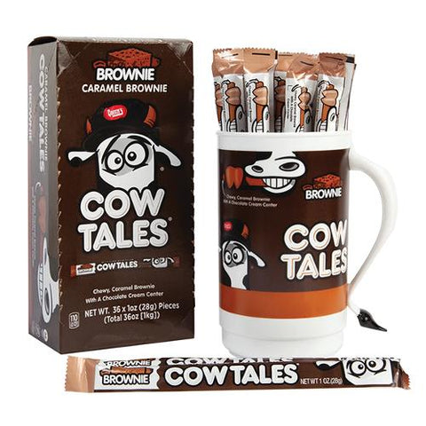 US Cow Tales Chewy Caramel Brownie 28g - Each