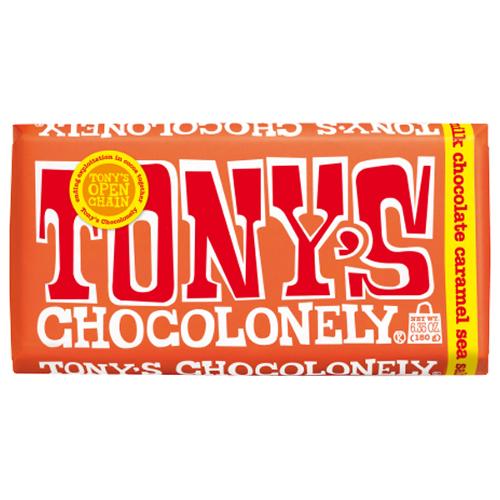 Tony's Chocolonely Milk Caramel Sea Salt 180g