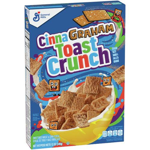 US Cinnagraham Toast Crunch Cereal 340g - General Mills