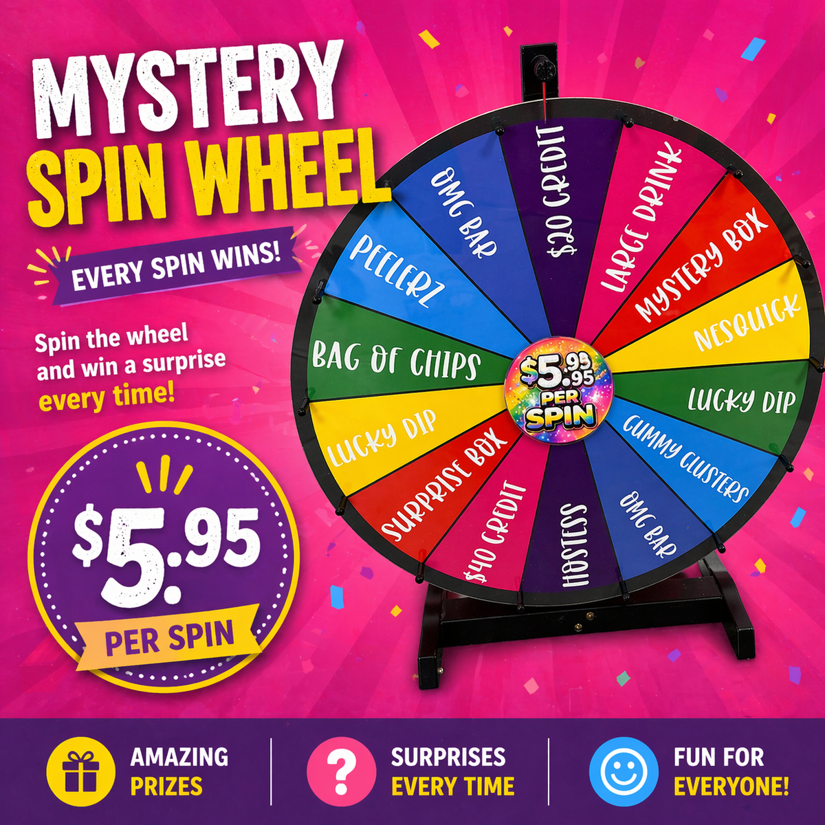 Mystery Wheel Spin