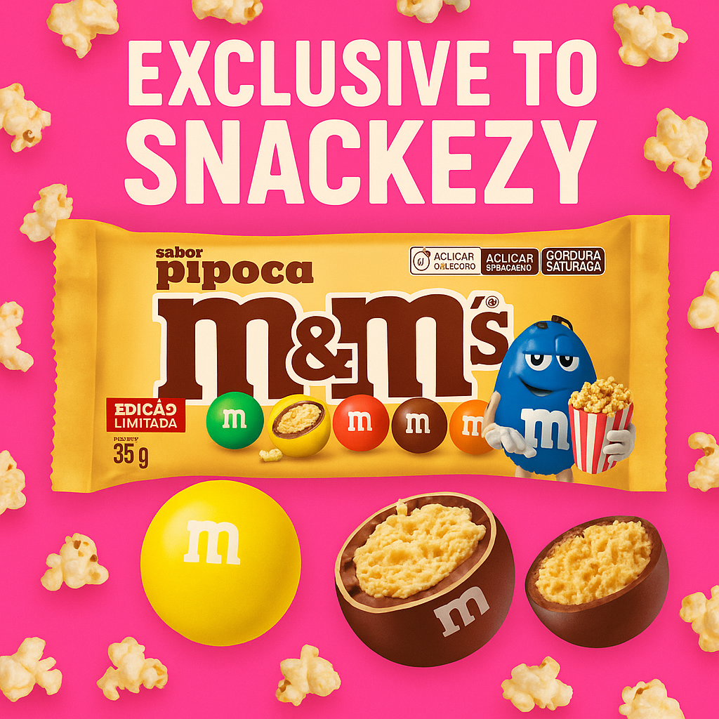 M&M Popcorn 35gm- Exclusive and Rare!