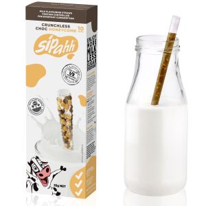 Sipahh Straws – Crunchless Choc Honeycomb (10 Pack)