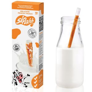 Sipahh Straws – Peachy Peach (10 Pack)