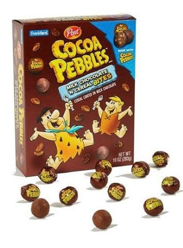 Cocoa Pebbles Cereal and Chocolate Bites - Post