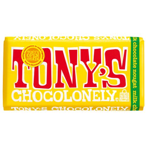 Tony's Chocolonely Milk Honey Almond Nougat 180g