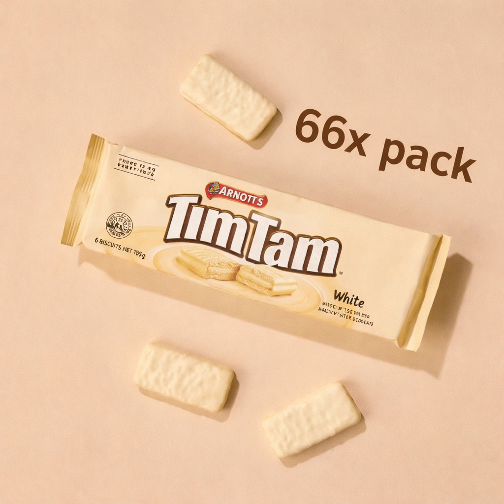 White Tim Tam Bulk Share Box x66