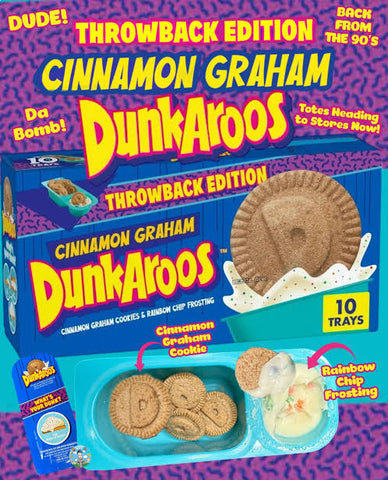 USA DunkAroos - Cinnamon Graham Cookies + Rainbow Chip Frosting *LIMITED* Single Pack
