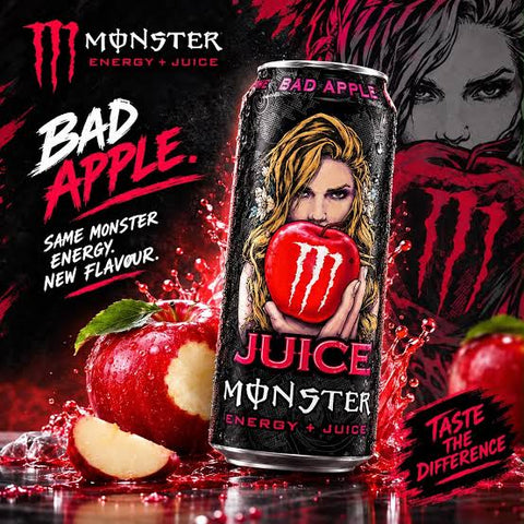 UK Monster Juiced Bad Apple - 500ml Single Can