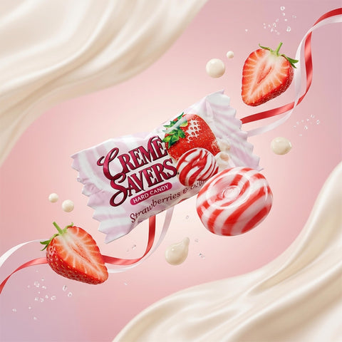 USA - Crème Savers Strawberry x6