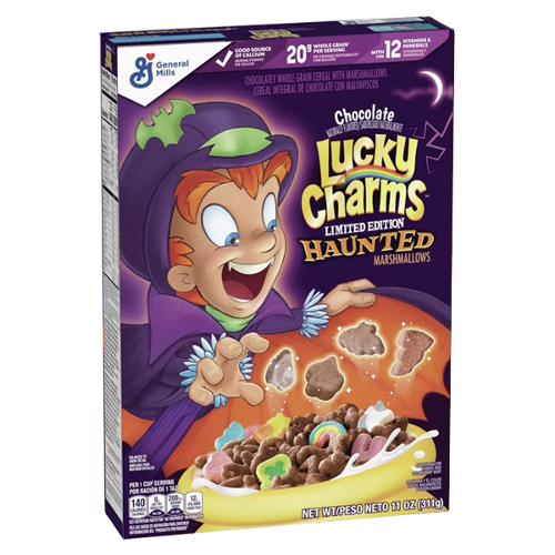 US Lucky Charms Chocolate Halloween Cereal 340g