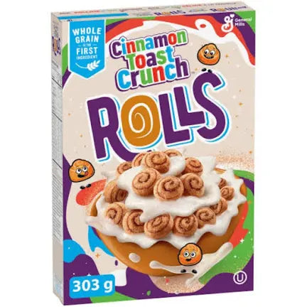 US Cinnamon Toast Crunch Rolls Cereal 303gm