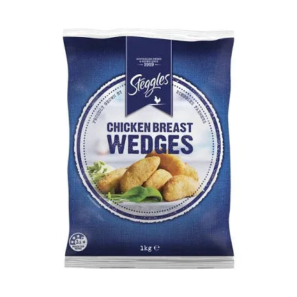 FROZEN PICK UP ONLY Steggles Chicken Breast Wedges