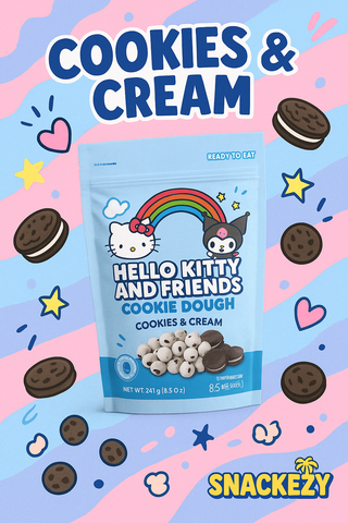 USA Hello Kitty and Friends Cookie Dough Bites - Cookies and Cream 241gms