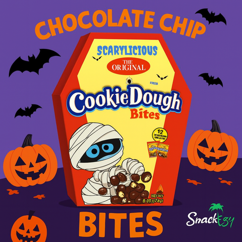 US Chocolate Chip Cookie Dough Bites - Halloween Coffin