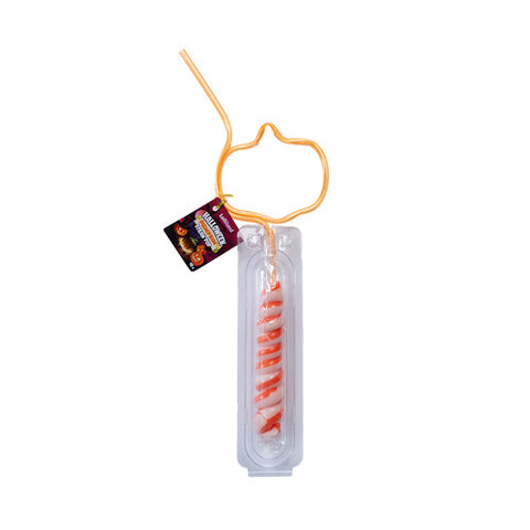 Halloween Pumpkin Straw Pop