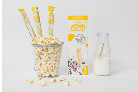 Sipahh Straws – Popcorn at the Movies (10 Pack)