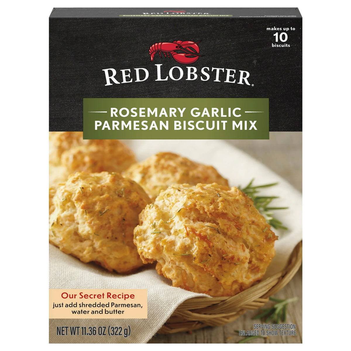 USA - Red Lobster Biscuit Mix - Rosemary, Parmesan and Garlic 11.36oz (322gm)