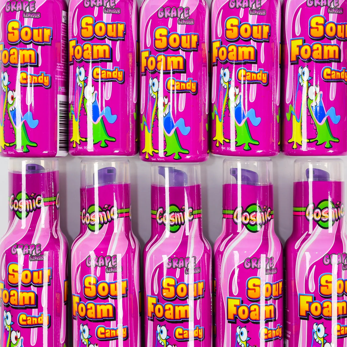 Sour Foam Spray Candy - Grape 90ml