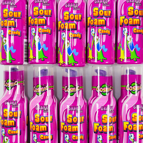 Sour Foam Spray Candy - Grape 90ml