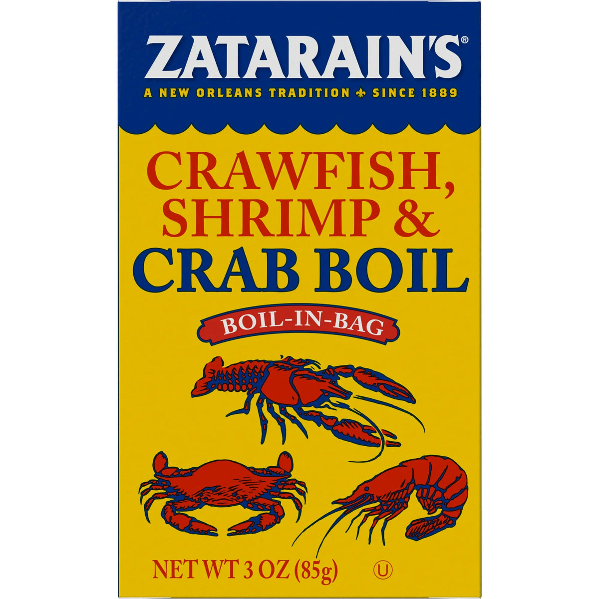 USA Zatarain's Crawfish, Shrimp & Crab Boil, 3 oz Box