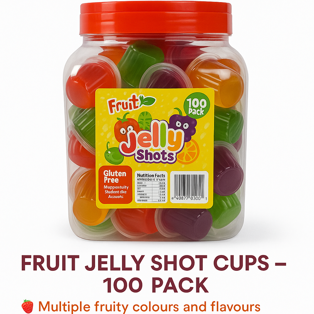 Fruit Jelly Shot Cups – 100 Pack