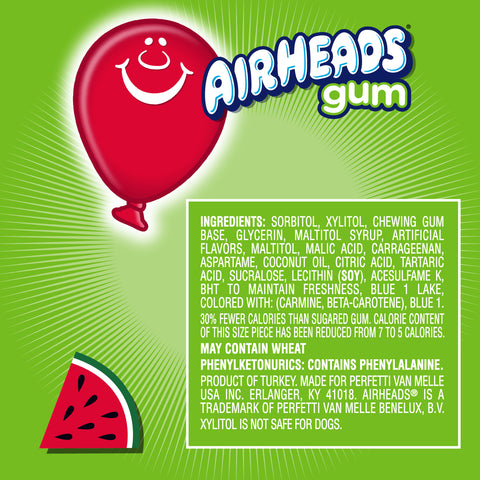 USA AirHeads Gum- Select Flavor