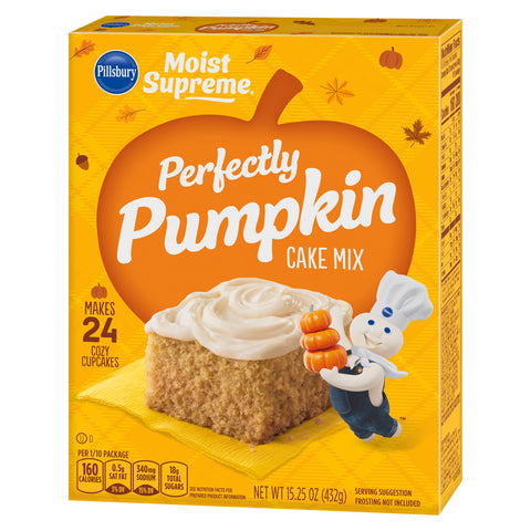 USA Perfectly Pumpkin Cake Mix, 15.25 Oz Box (432gm)