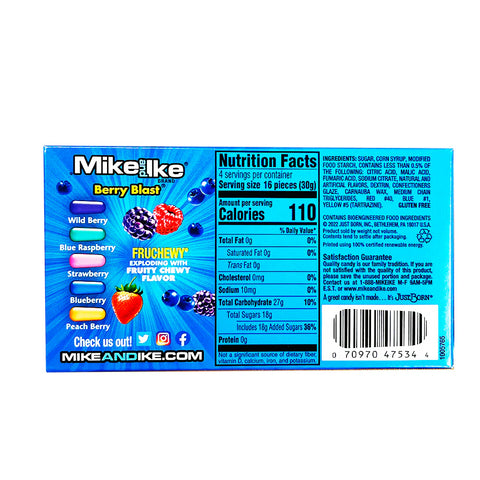 USA Mike and Ike 120gm - Berry Blast