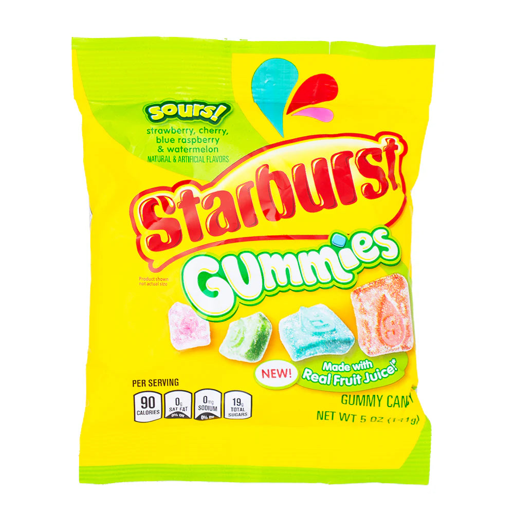 USA Starburst Gummies Sours - 141gm