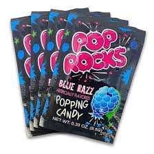 USA Pop Rocks Single Packet - Blue Razz