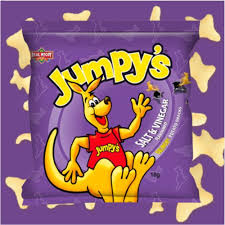 Jumpy's Salt and Vinegar Chips - 18g x 40 Pack