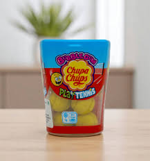 UK Chupa Chups Bubblegm -Play Tennis 85gm