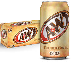 USA A&W Cream Soda x12 Can Pack