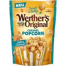 UK Werther's Original Caramel Popcorn - Salted Caramel 140gm