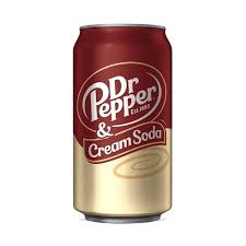 USA Dr Pepper Cream Soda- Single 355ml Can