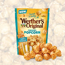 UK Werther's Original Caramel Popcorn - Salted Caramel 140gm