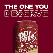 USA Dr Pepper Cream Soda- Single 355ml Can