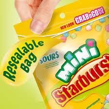USA Mini Starburst Sour - 226.8gm