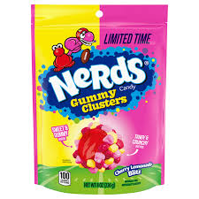 USA Nerds Gummy Clusters - Cherry Lemonade Blitz 226gm