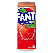 Japanese Fanta Rich Red Apple – 500ml Can