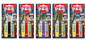 USA PEZ Dispenser + 2 Refills – Marvel Universe