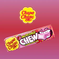 Chupa Chups Incredible Chews - Strawberry 45gm