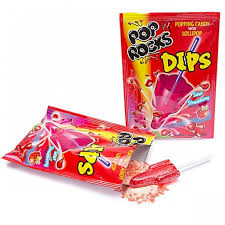 USA Pop Rocks Dips + Tattoo - Sour Strawberry - Each